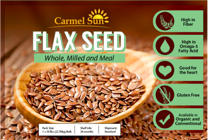 Carmel Sun Flax Seeds