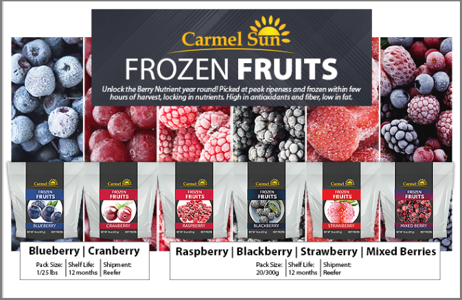 Carmel Sun Frozen Fruits