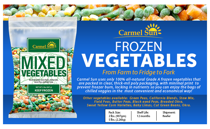 Carmel Sun Frozen Vegetables