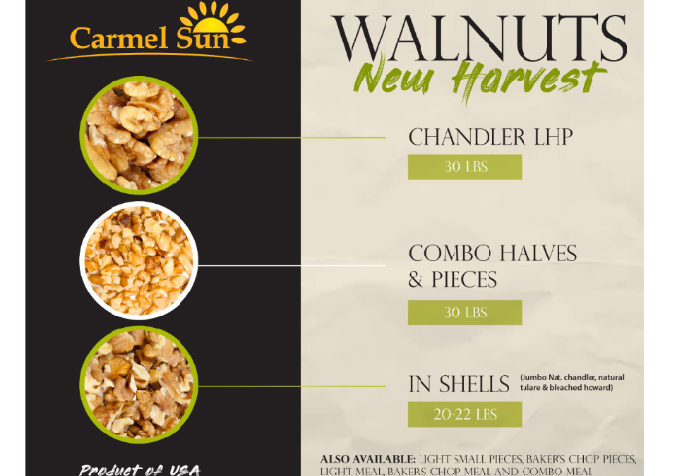 Carmel Sun New Harvest Walnuts
