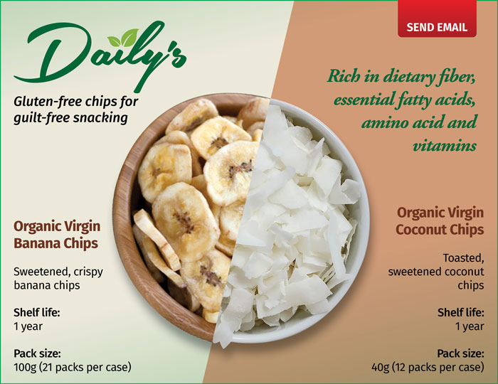 Daily’s Coconut Chips and Banana Chips