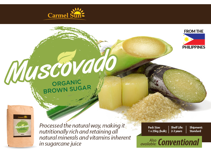Carmel Sun Conventional Muscovado Sugar is now available!