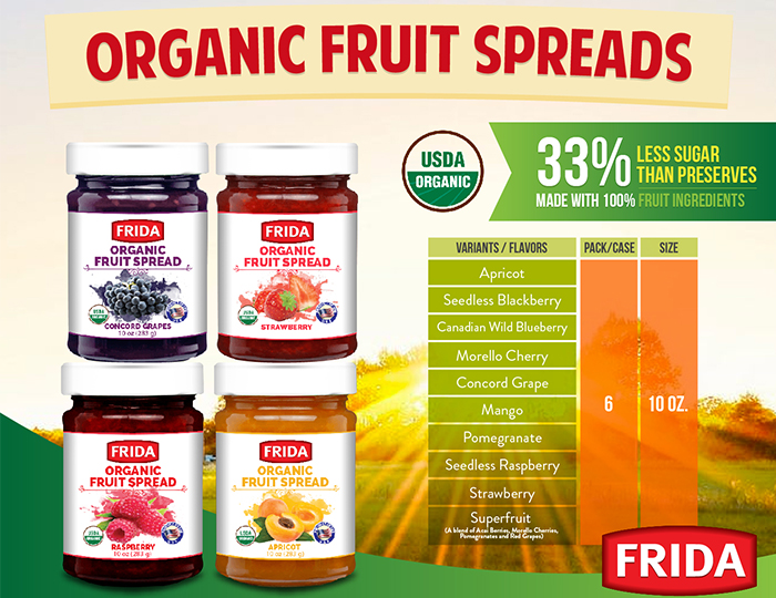 Frida Organic Fruit Spreads