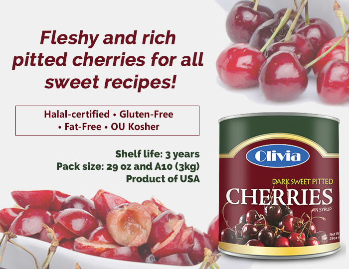 Olivia Dark Pitted Cherries